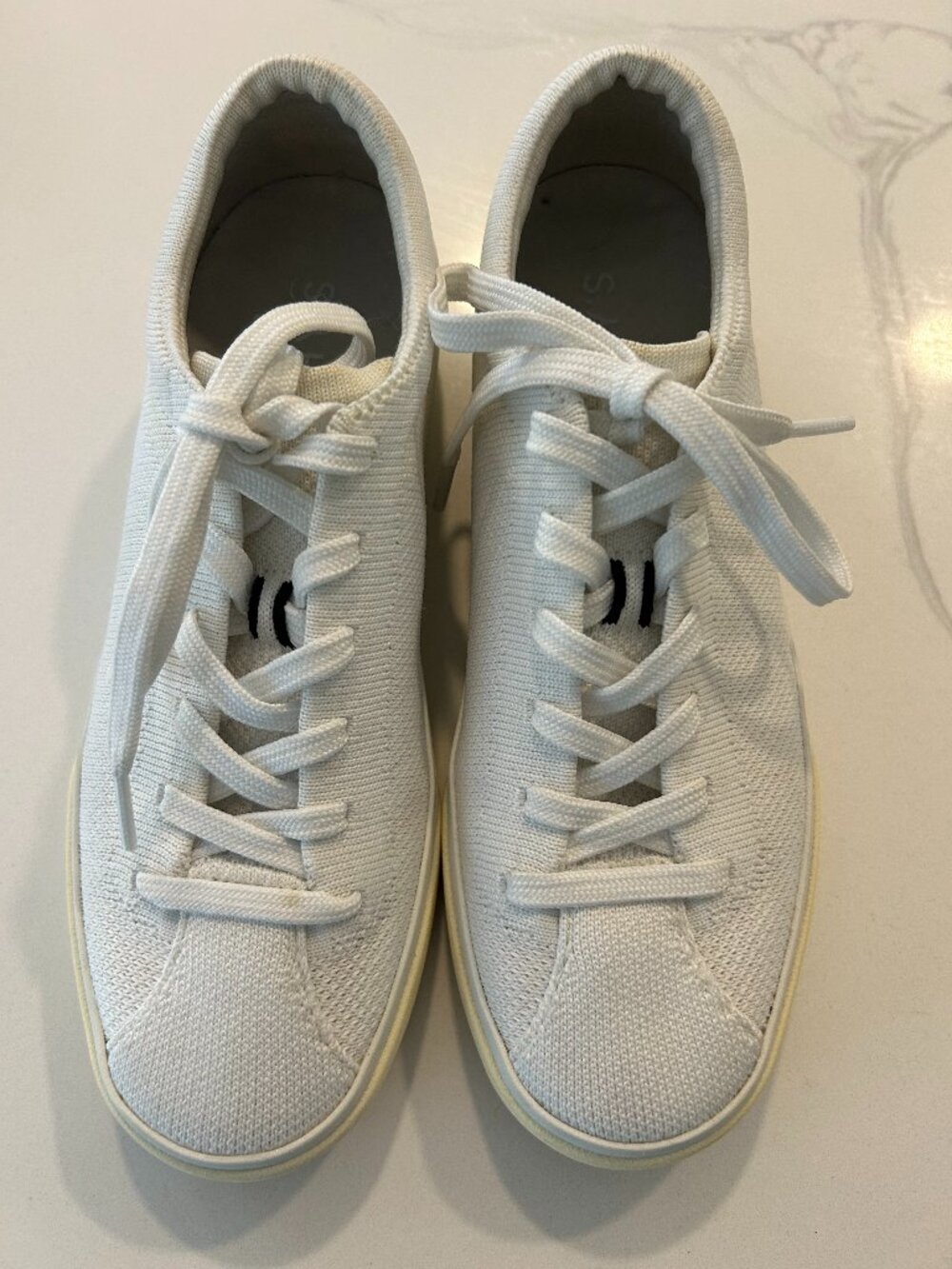 Rothy's Stretch Sneaker/White-Size 6.5